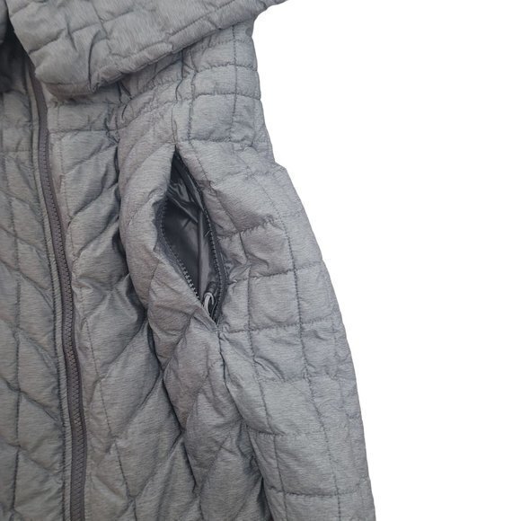 The North Face Womens XS‎ Gray Thermoball ECO Parka Puffer Quilted Jacket - Picture 4 of 9